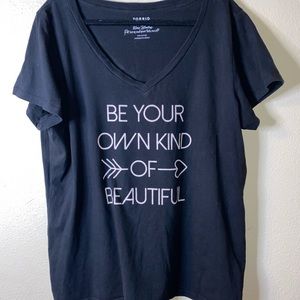 Torrid size 3 black tee